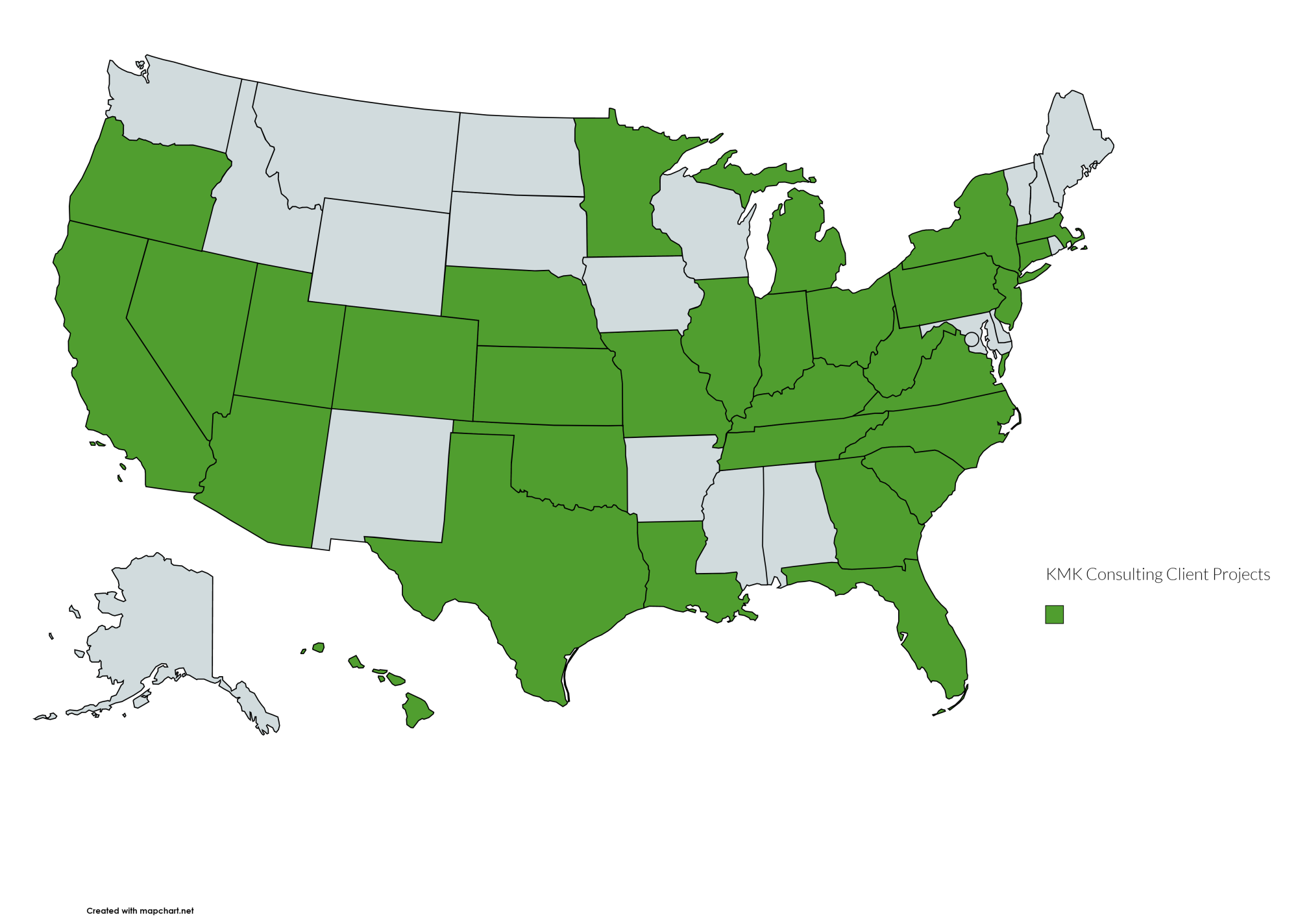 KMK Consulting Map